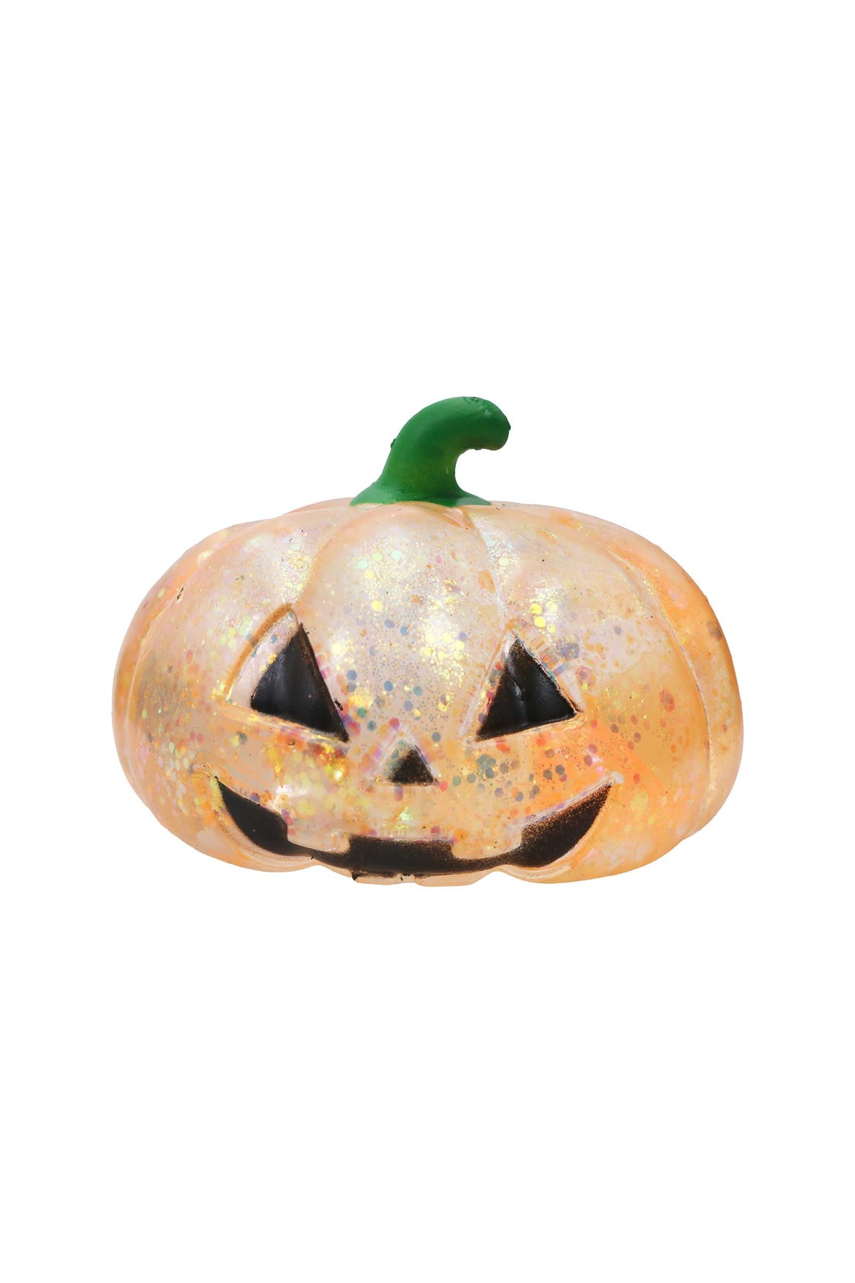 Halloween Jack-o-Lantern Glittery Sugar Squishy