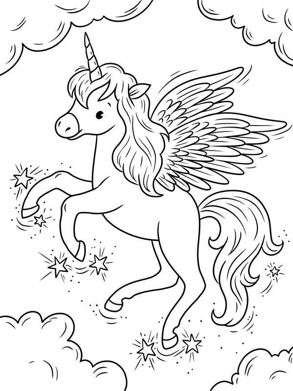 Unicorn Puffy Art