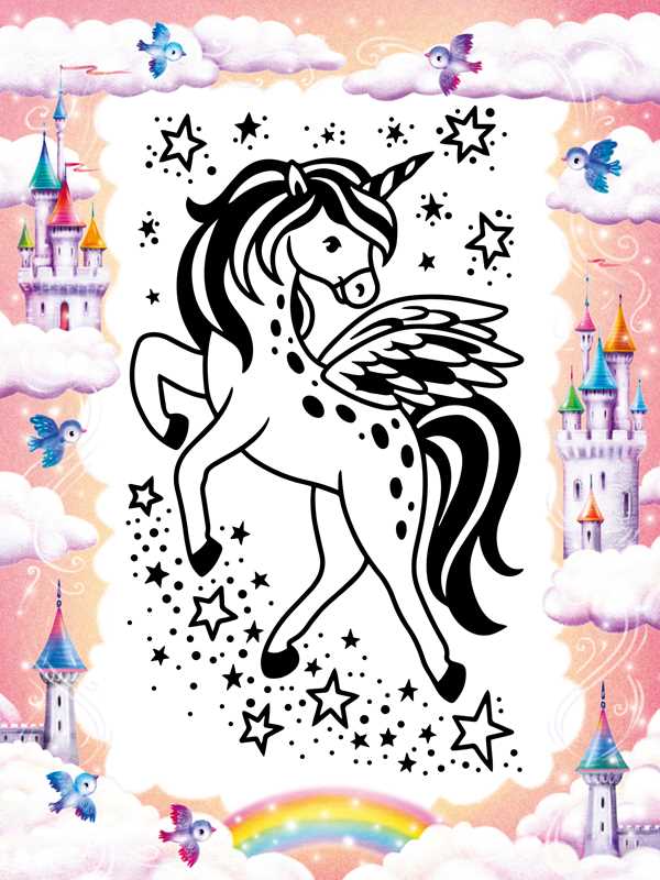 Unicorn Puffy Art