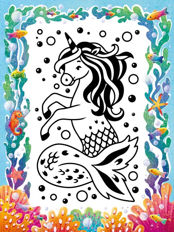 Unicorn Puffy Art