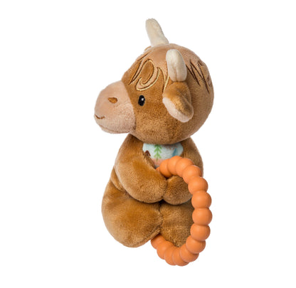 Hetty Highland Cow Teether Rattle