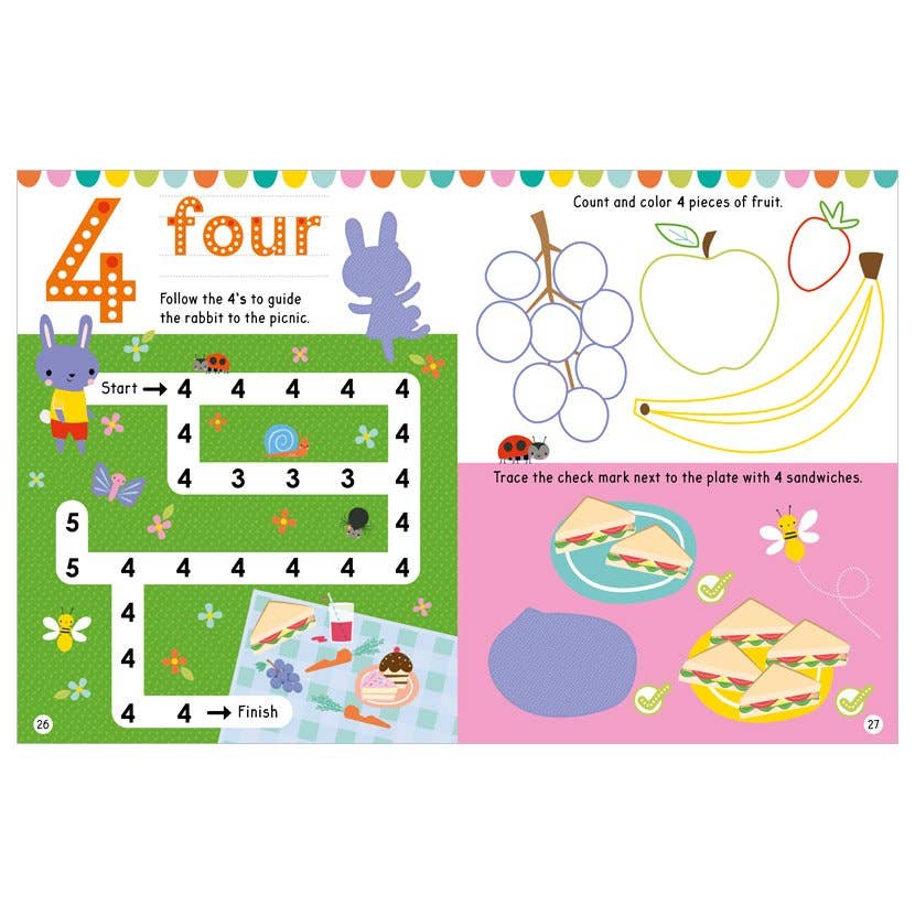 Early Learning Sticker Activity Book | Big Stickers for Little Hands