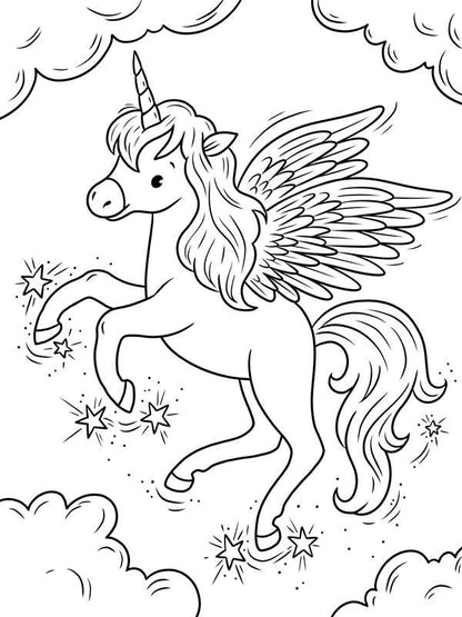 Unicorn Puffy Art