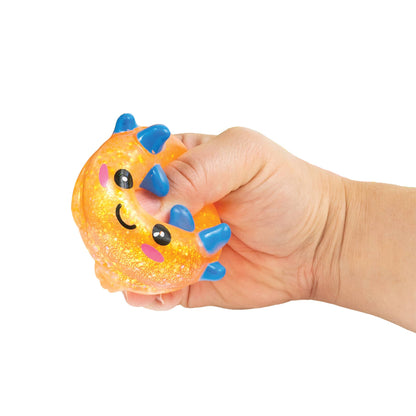 Glitter Squisholotl Axolotl Stress Ball Fidget Toy