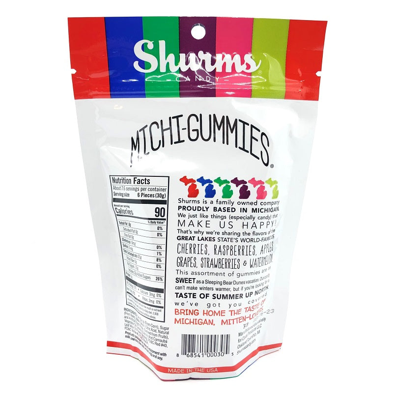 Michigan Shaped Gummies – Fruit Flavored Candy Mix