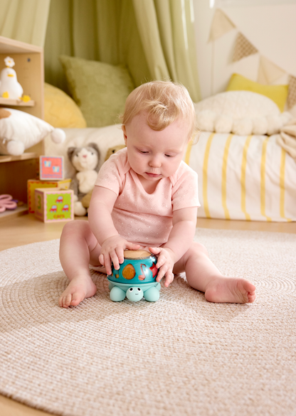 Musical Turtle Baby Sensory Toy with Stars