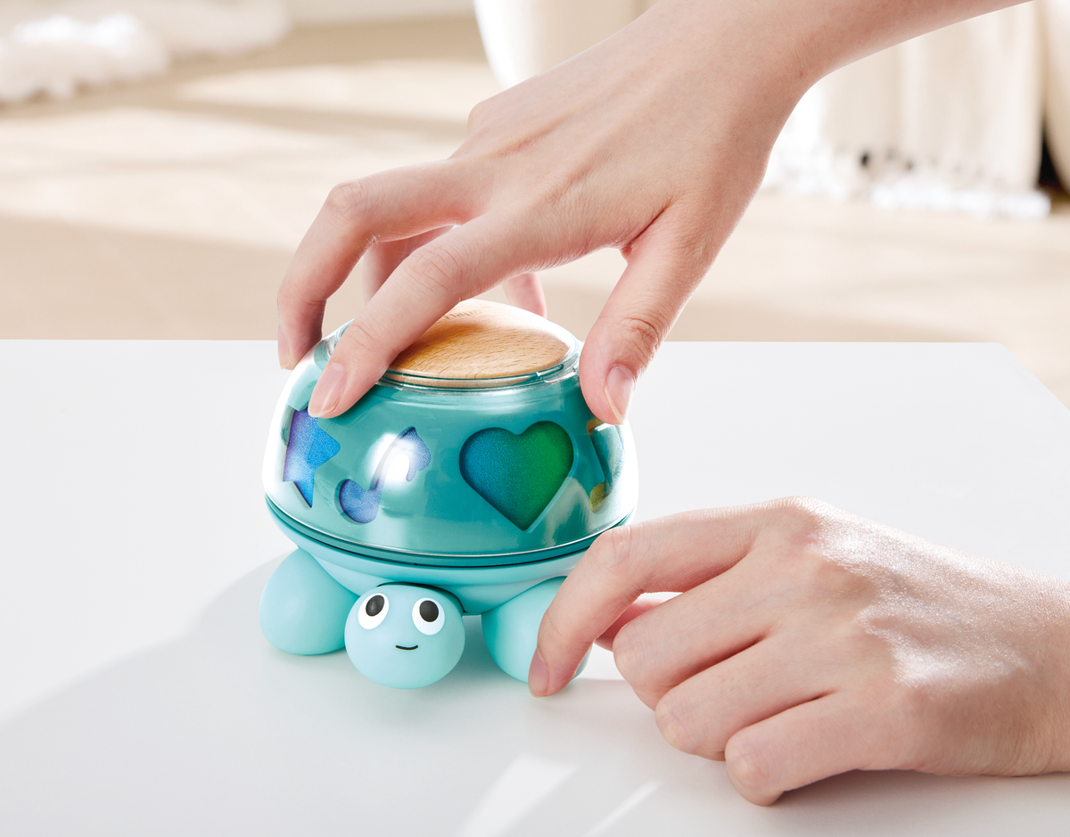 Musical Turtle Baby Sensory Toy with Stars