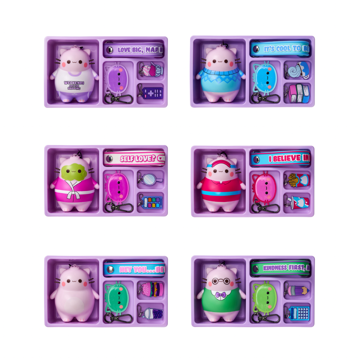 Pembe Mystery Figure Bento Box Assortment in Display
